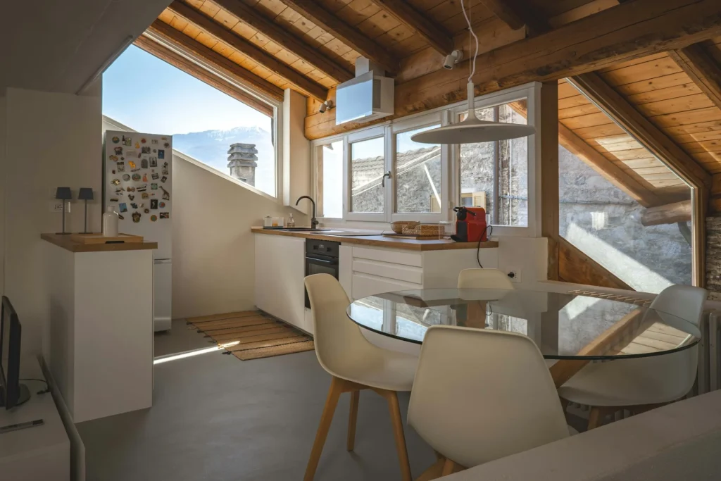 unir cocina y salón, Áticos, dúplex o lofts