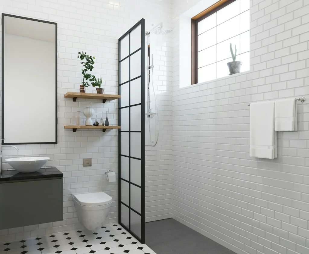 tendencias en reformas de baños: duchas walk-in