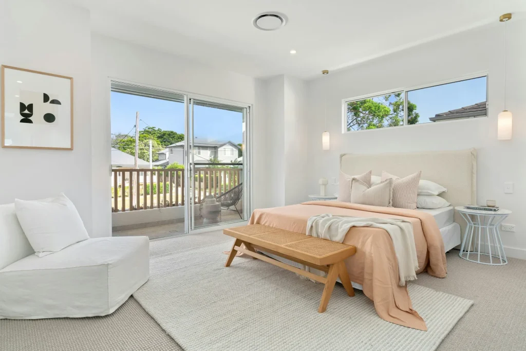 decorar una habitación matrimonial, textiles y ropa de cama